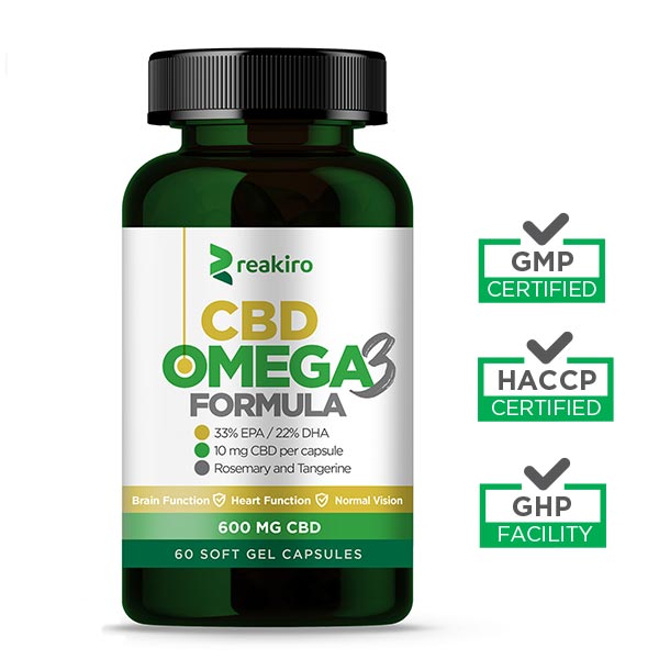 Cápsulas de CBD Omega 3
